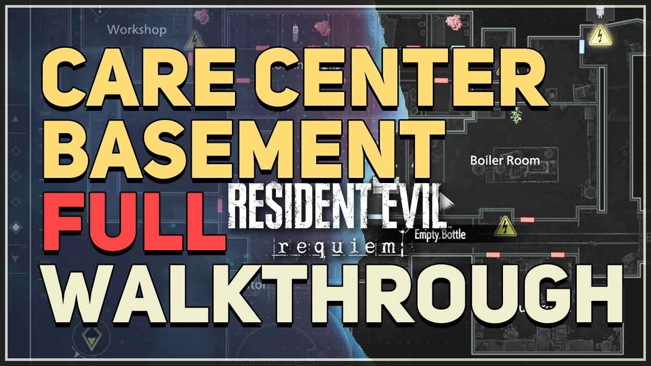 Care Center Basement FULL WALKTHROUGH Resident Evil 9 Requiem