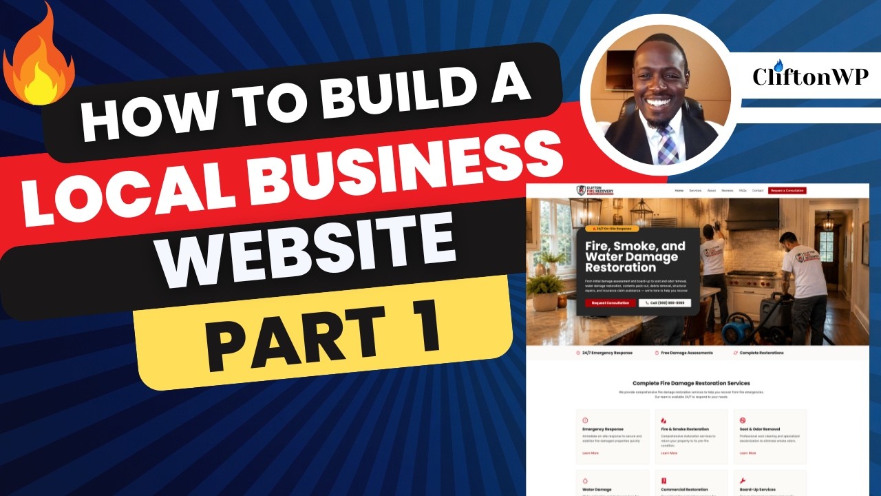 How to Build a Local Business Website From Scratch Part 1 (Homepage Tutorial)