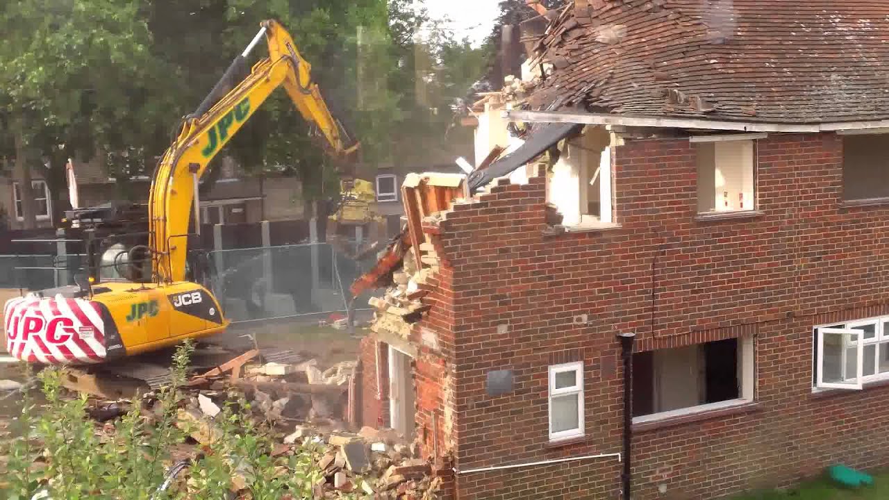 UNEDITED real time demolition