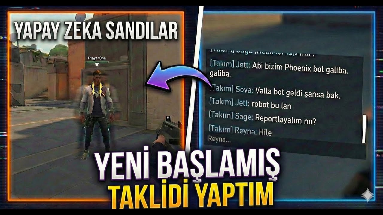Valorant yeni başlamış taklidi yaparken yapay zeka sanılıyorum #valorant #valorantclips