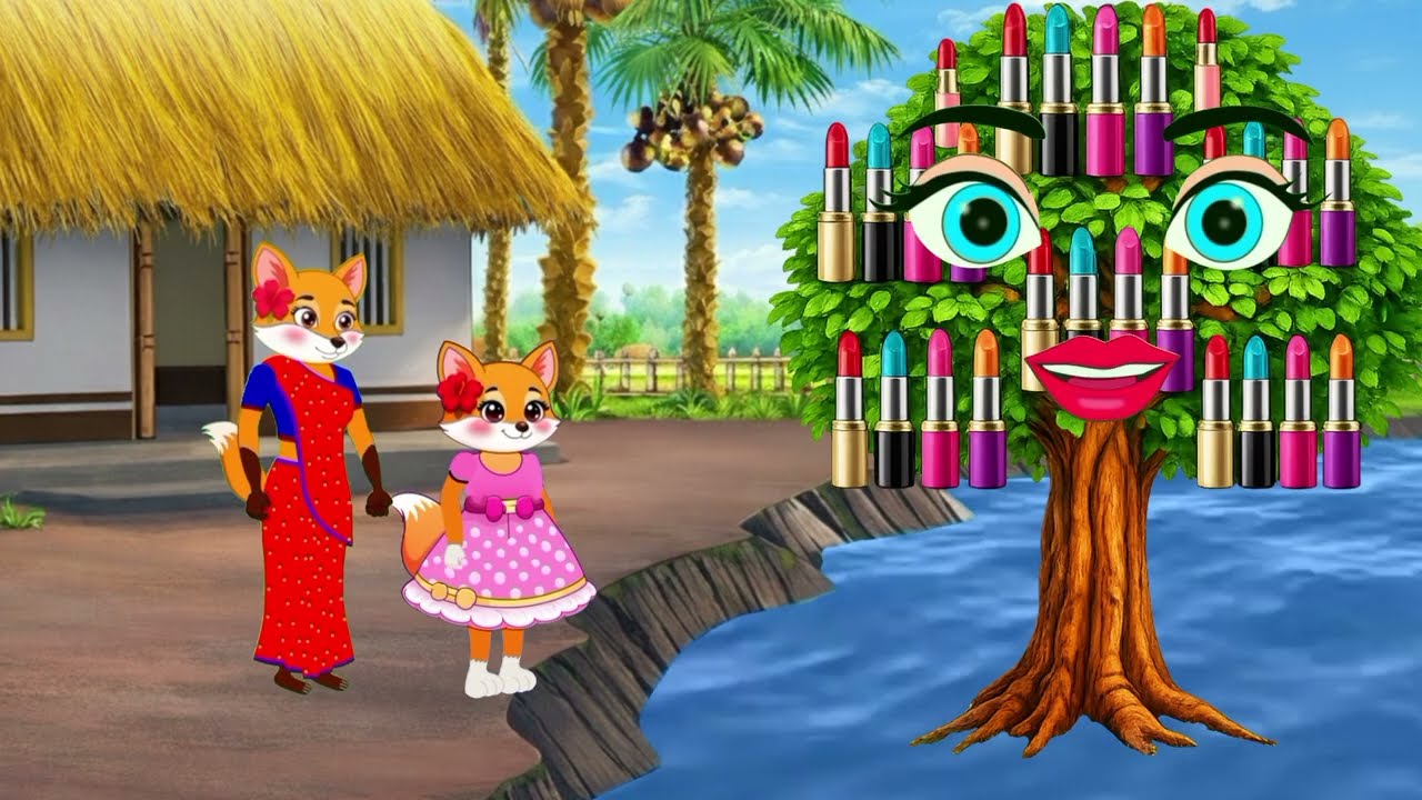  জাদুর লিপস্টিক ধরা গাছ | New Fox Cartoon | Bangla Cartoon | Siyaler Cartoon | Rupkothar Golpo 
