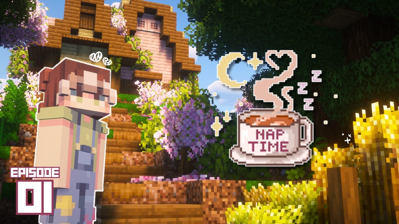 Playing the COZIEST Minecraft Modpack Ever (Naptime Episode 1)