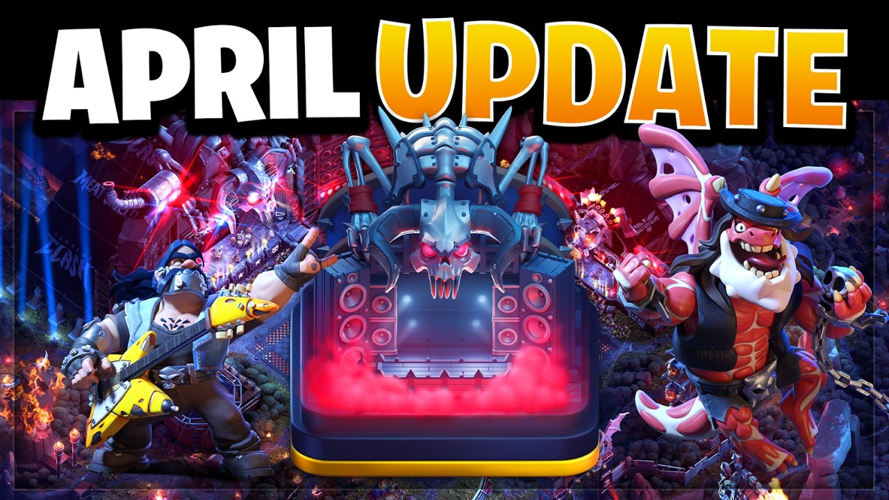 April 2026 Gold Pass, Hero Skins & NEW Sound of Clash Scenery in Clash of Clans!