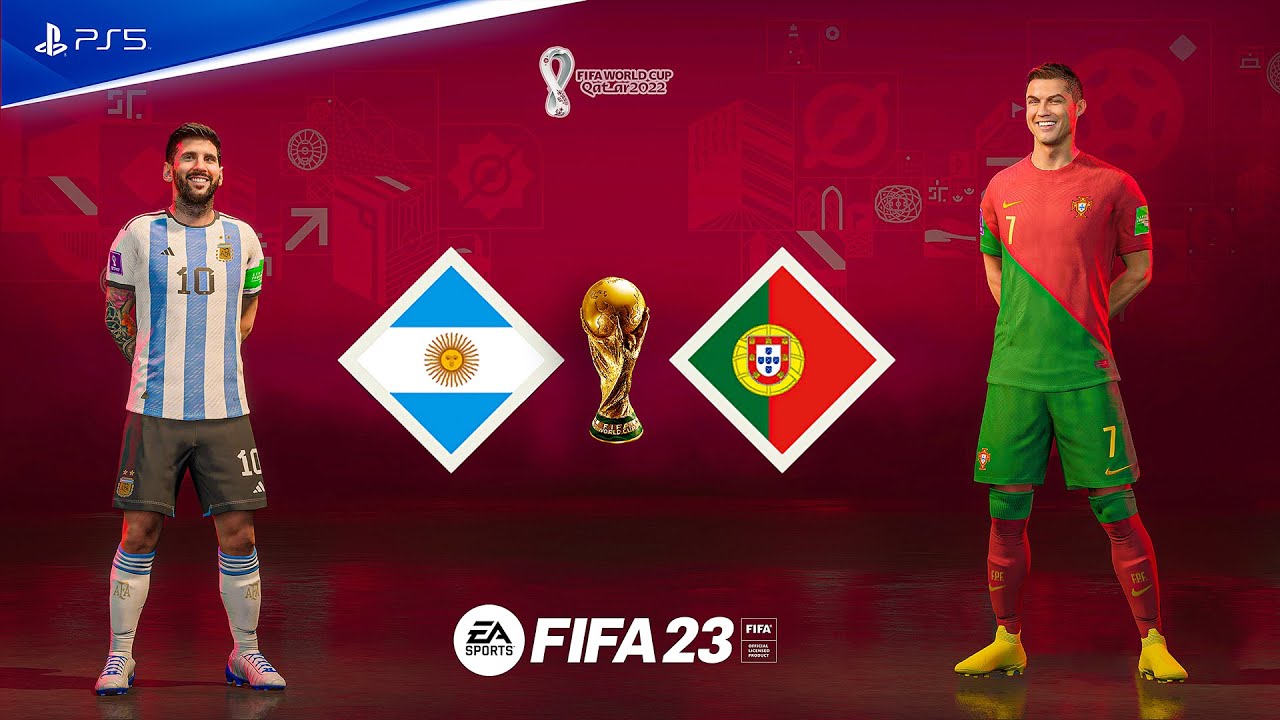 FIFA 23 — Аргентина против Португалии — Месси против Роналду — Полуфинал чемпионата мира — PS5™ [...