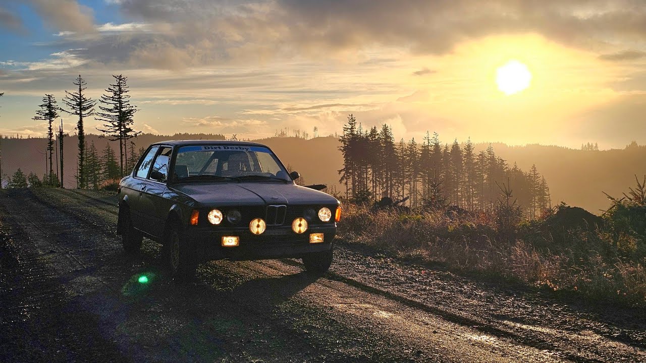 PNW SUNRISE FOREST ROAD RUN E21 BMW 320i (с музыкой)