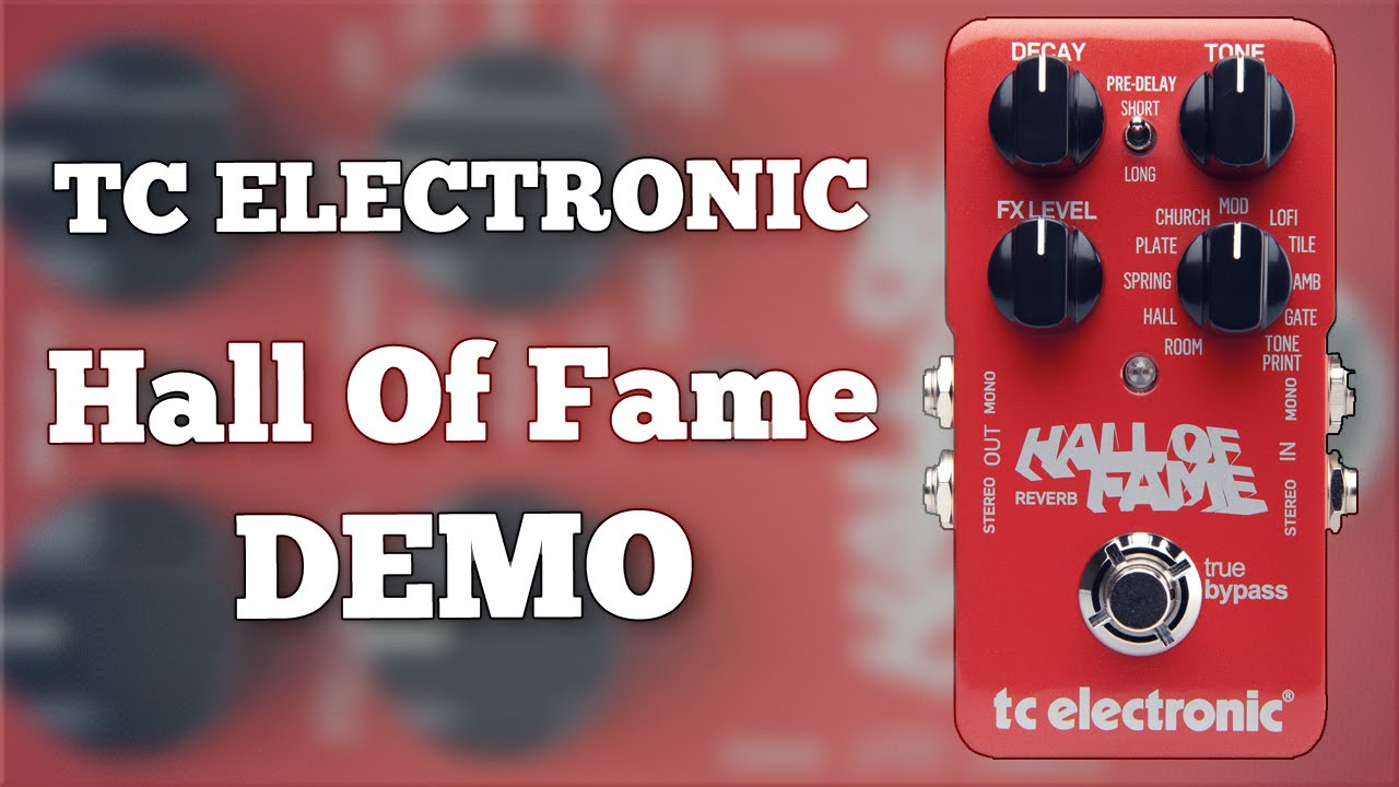 TC Electronic Hall Of Fame Reverb Demo