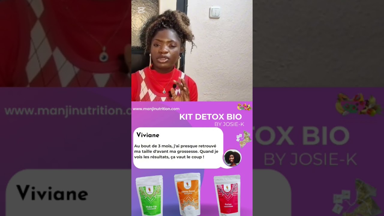 Le kit détox bio by josie.k, la solution naturelle pour revitaliser ton corps. 