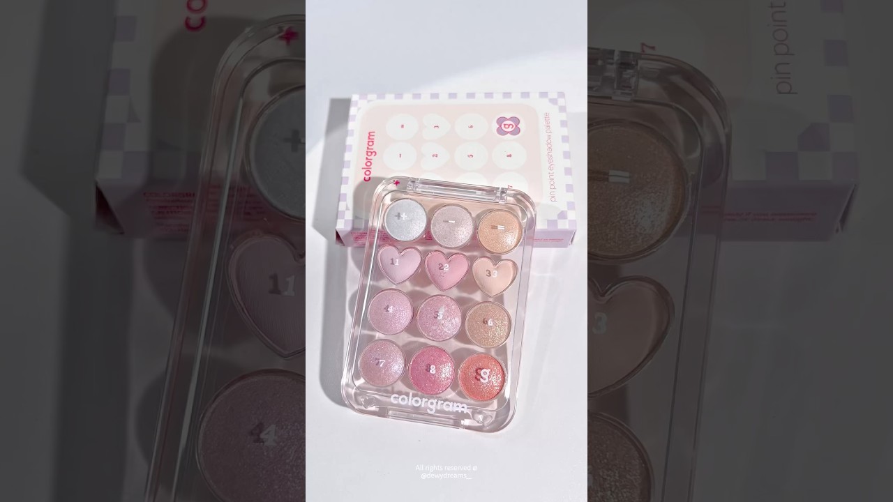 This is call girl&rsquo;s MATH🤭 #colorgram #eyeshadowpalette #makeup #kbeauty #koreanmakeup