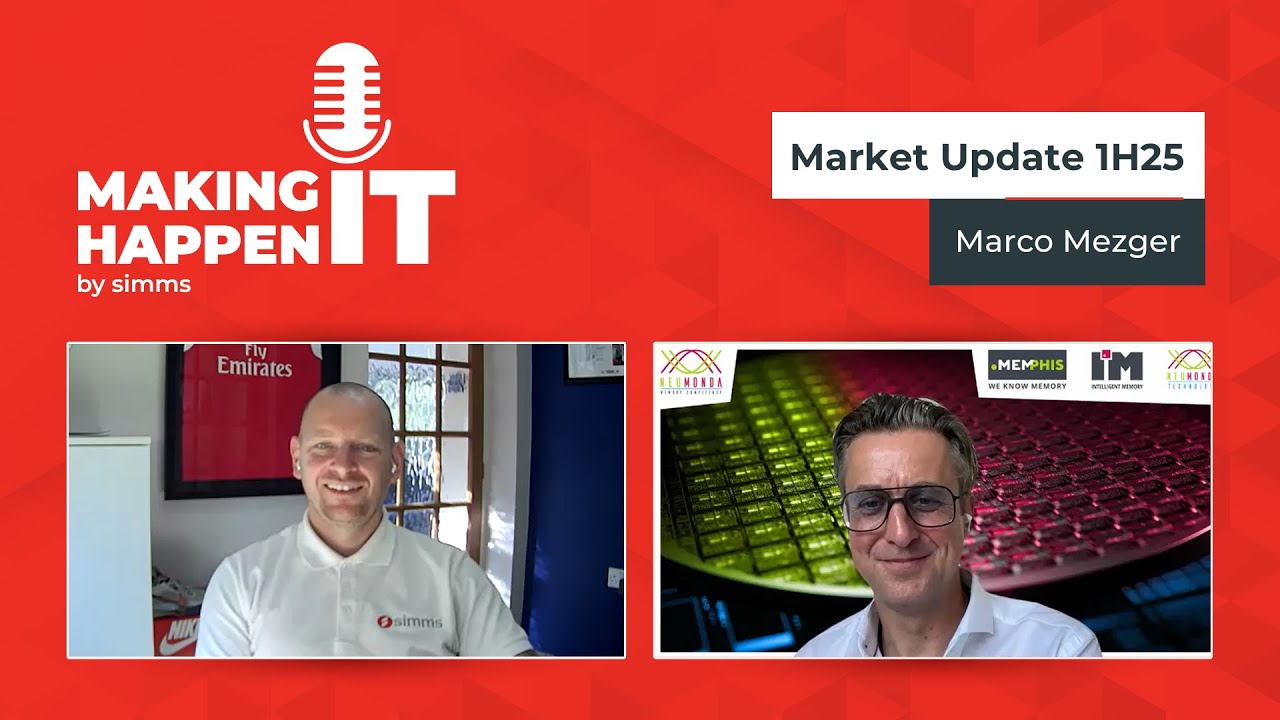 MARKET UPDATE - DDR4, SUBSTRATE, AI | Marco Mezger | Making IT Happen by Simms