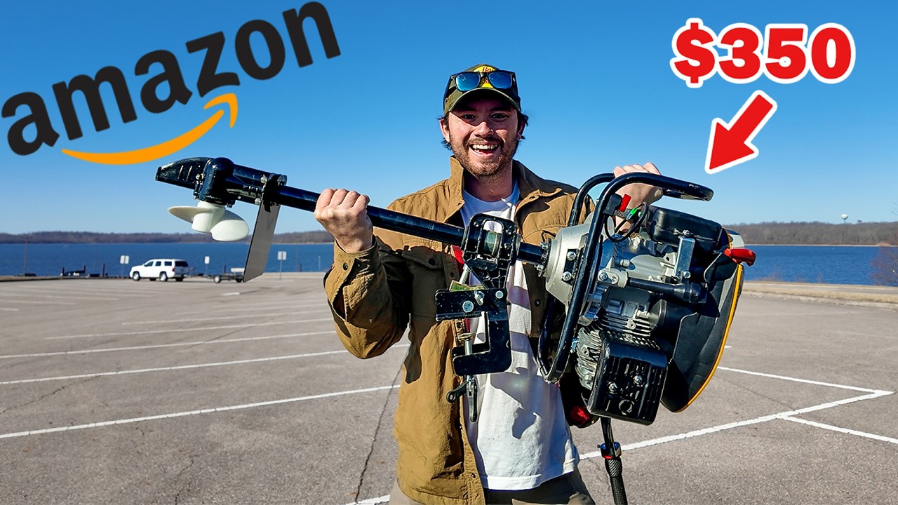 I Bought Amazon's Cheapest 4 Stroke Outboard! (How Bad is it?)