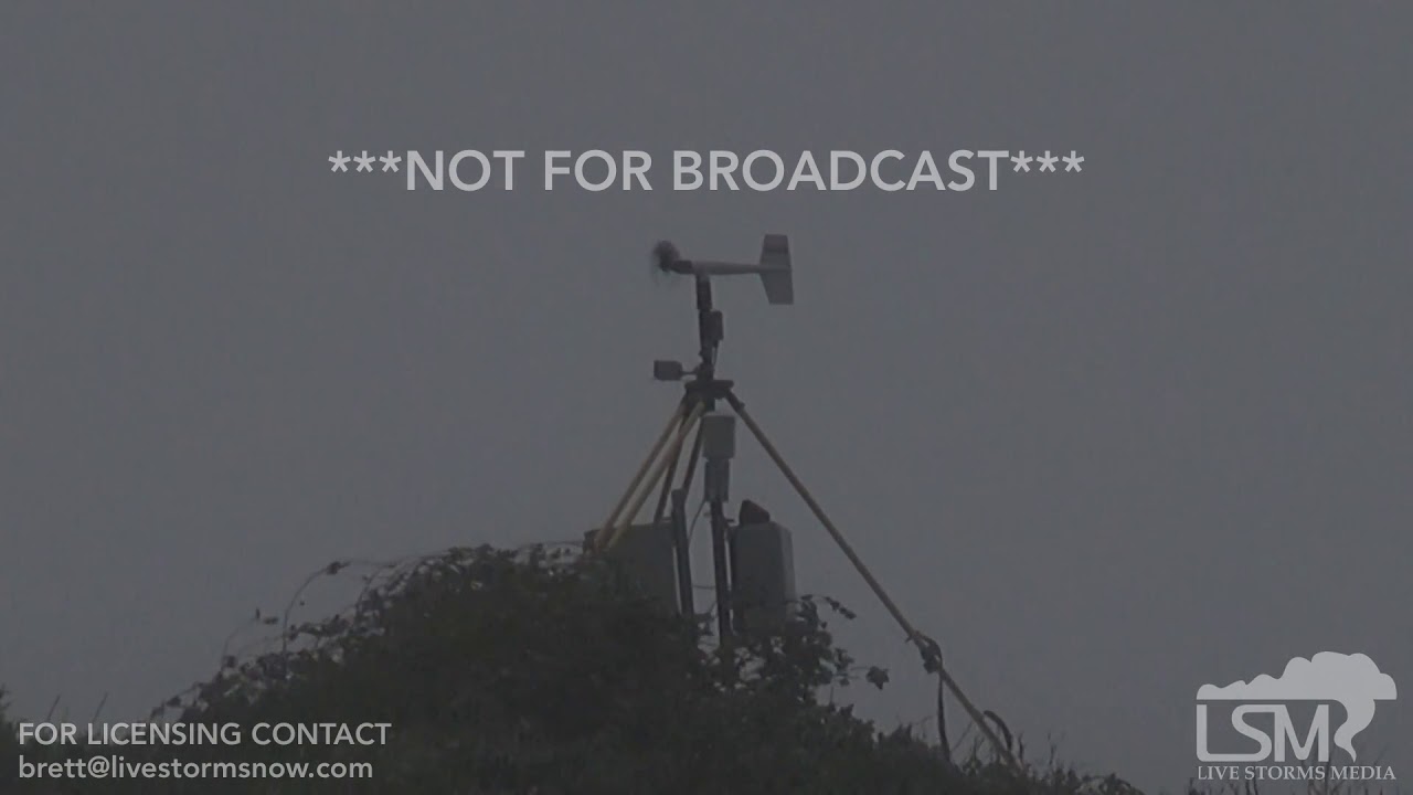 8-25-2017 Padre Island- Corpus Christi, Tx Hurricane Harvey high winds, heavy rain big waves