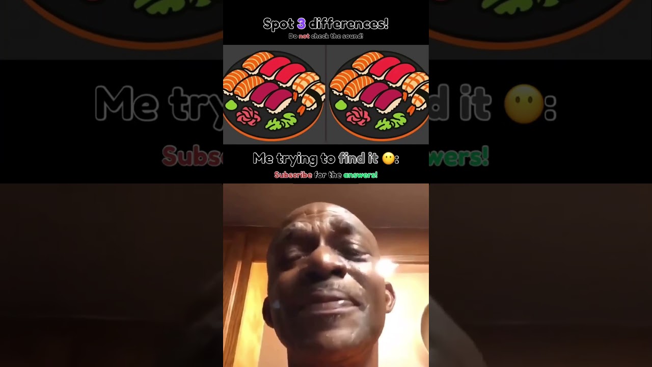 Subscribe for the answers! 😭😭#funny #meme #youraveragenoob #spotthedifference #puzzle