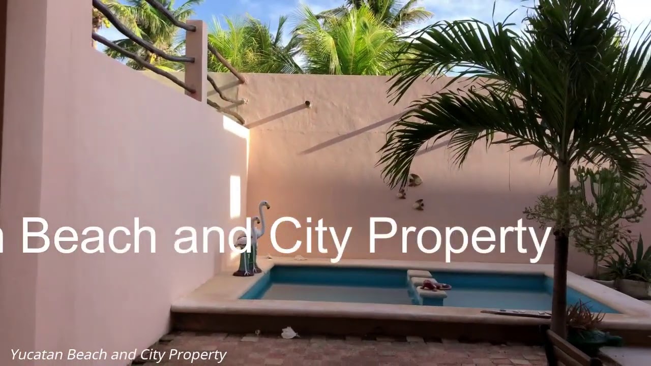 Ocean View Beach House In Chelem Puerto, Progreso, Yucatan#001866