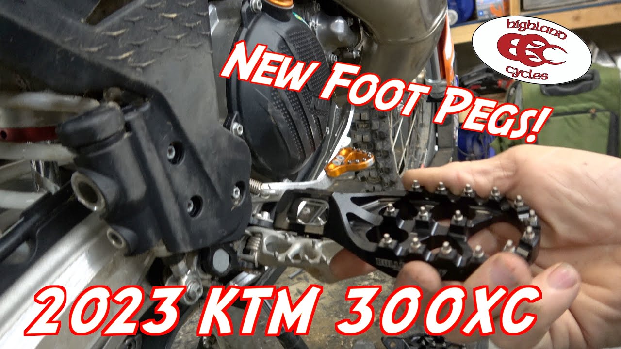 Best Foot Pegs Ever?  | 2023 KTM 300XC | Highland Cycles