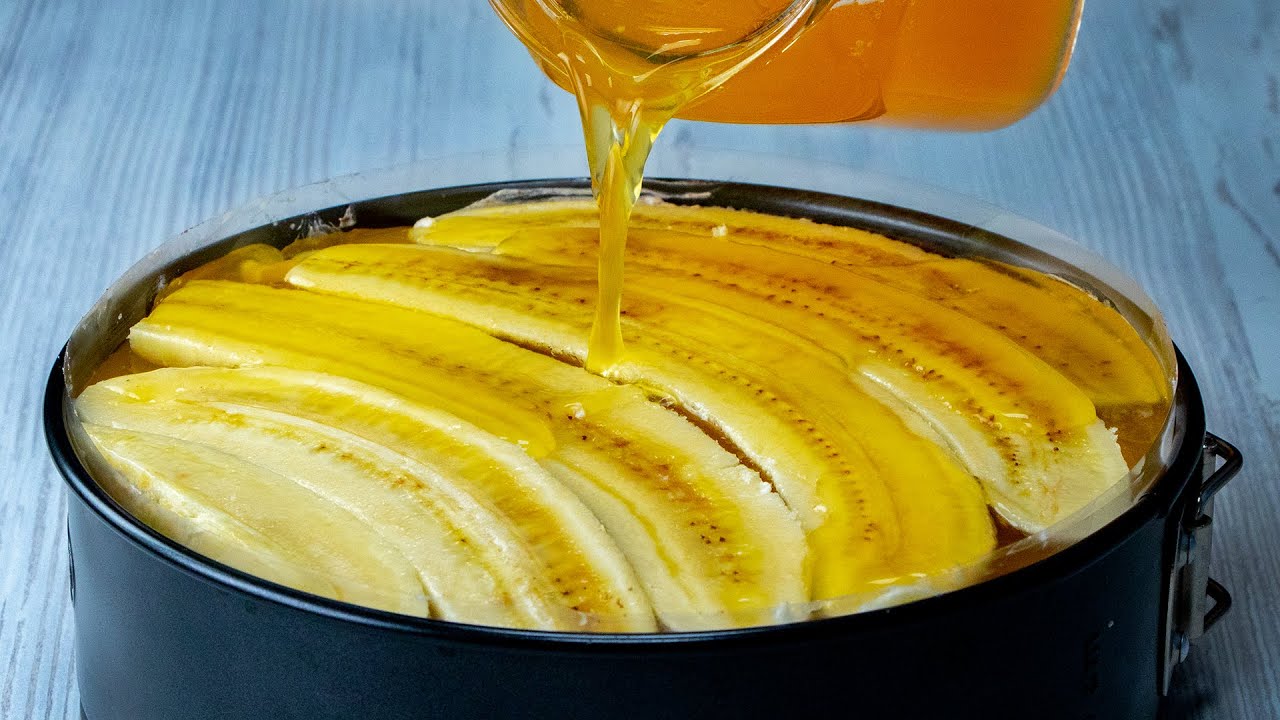 Cu 5 banane fac un tort fara coacere de ma invidiază si cofetarii | savurostv