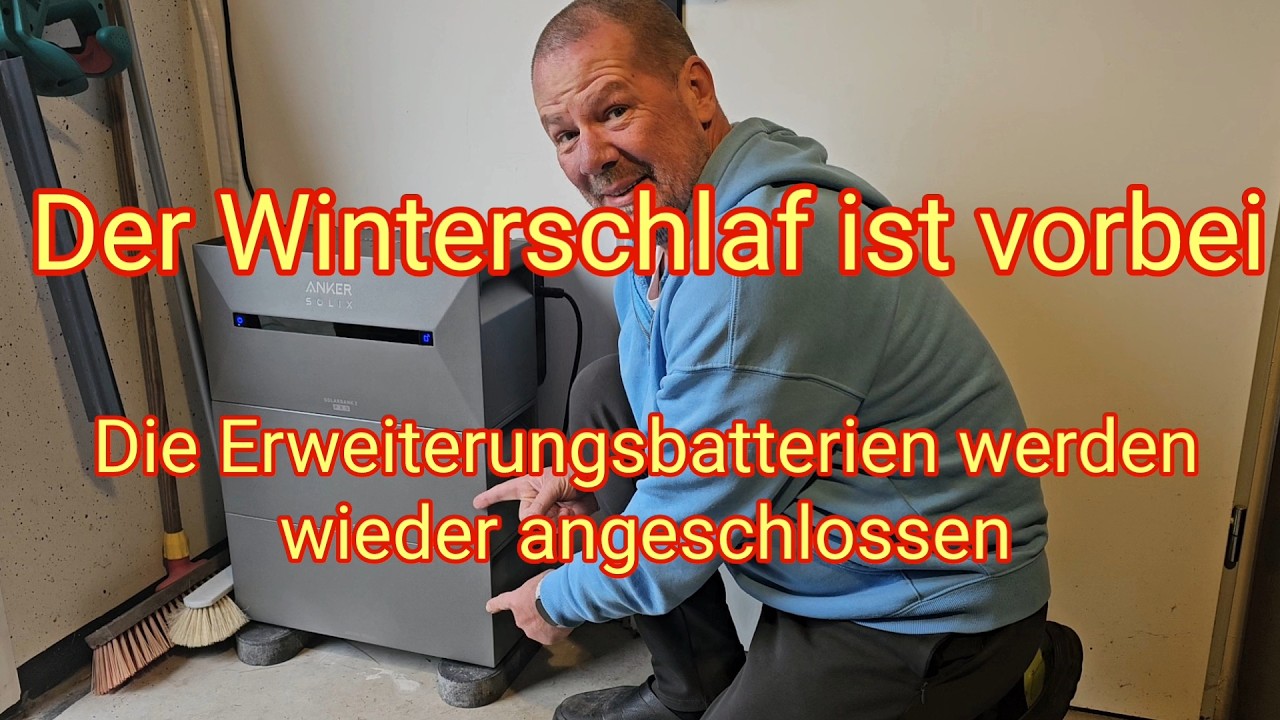 Nach dem Winter: Erweiterungsspeicher wieder anklemmen, Anker SOLIX Solarbank 2 (Plus, Pro, AC)