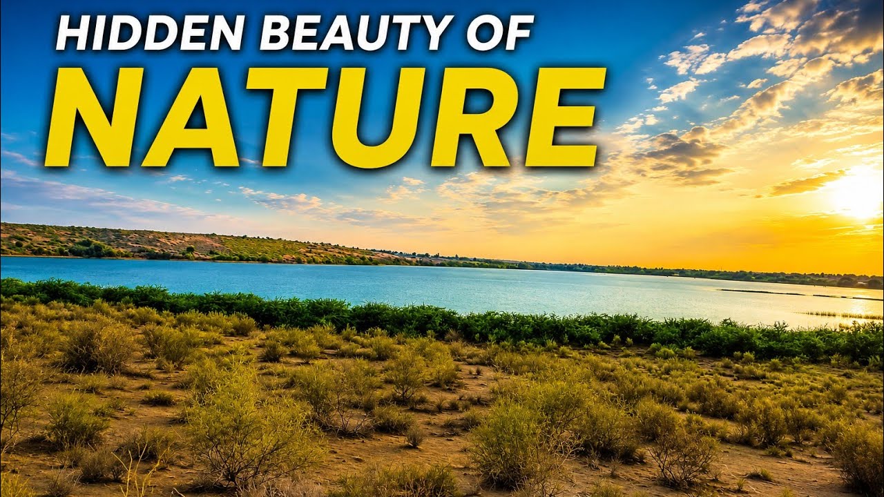 Hidden Desert Lake of Pakistan 🌴💧 | A Rare Natural Wonder