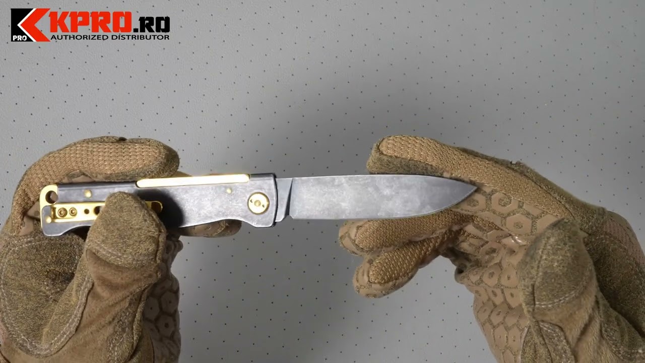 Briceag EDC Boker Atlas Black Stonewash Brass 01BO859 – Unboxing