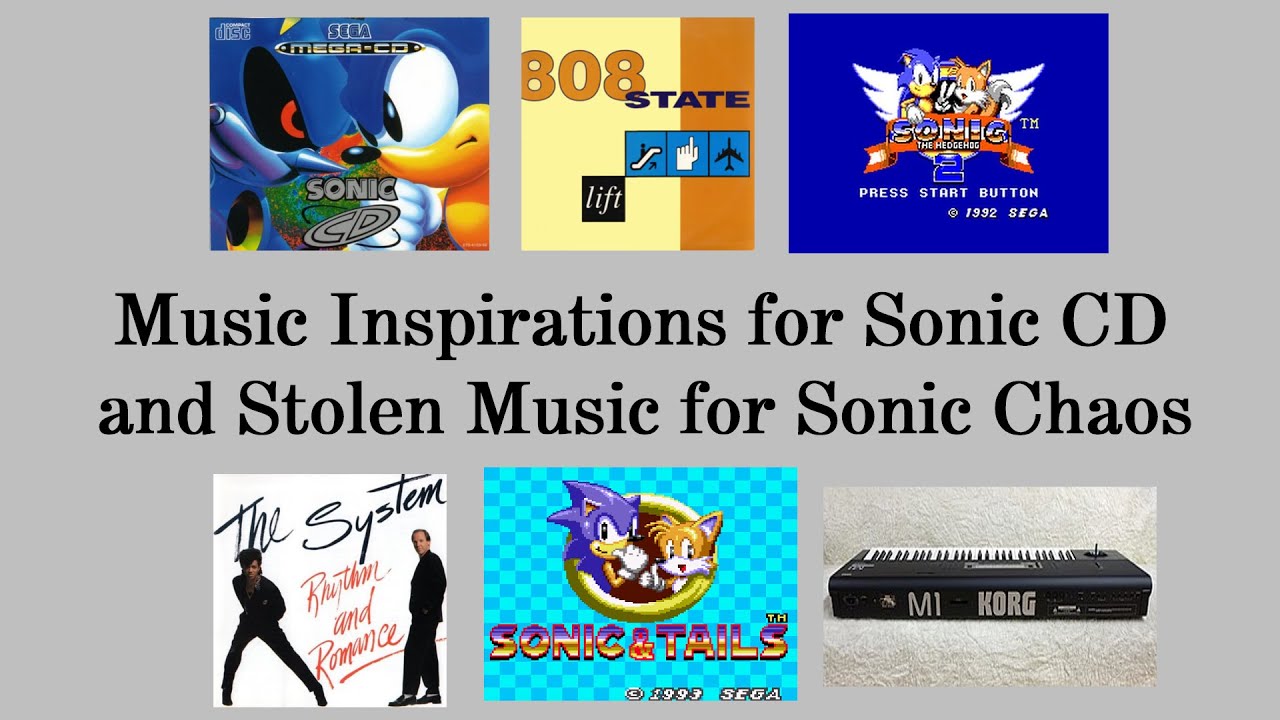 808 State Music Similarities in Sonic CD & Stolen Music for Sonic Chaos