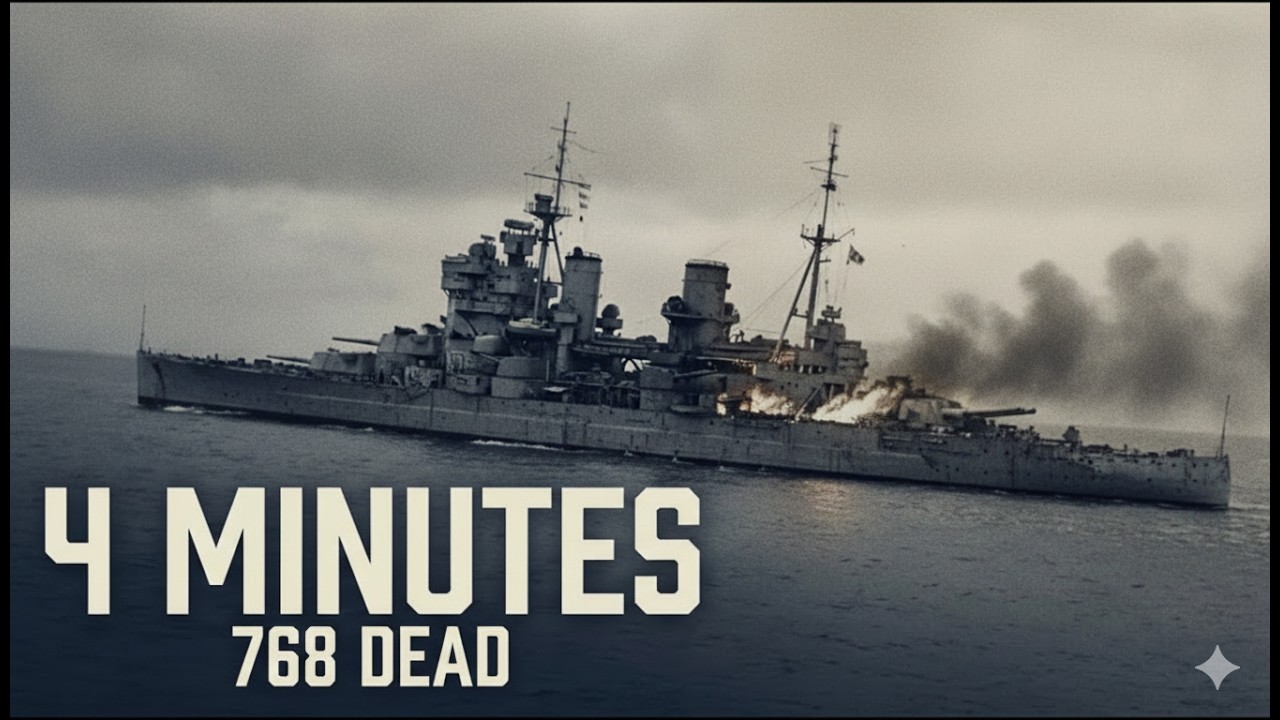 12:13 PM — The Moment Battleship Mutsu Exploded, Killing 768 Sailors