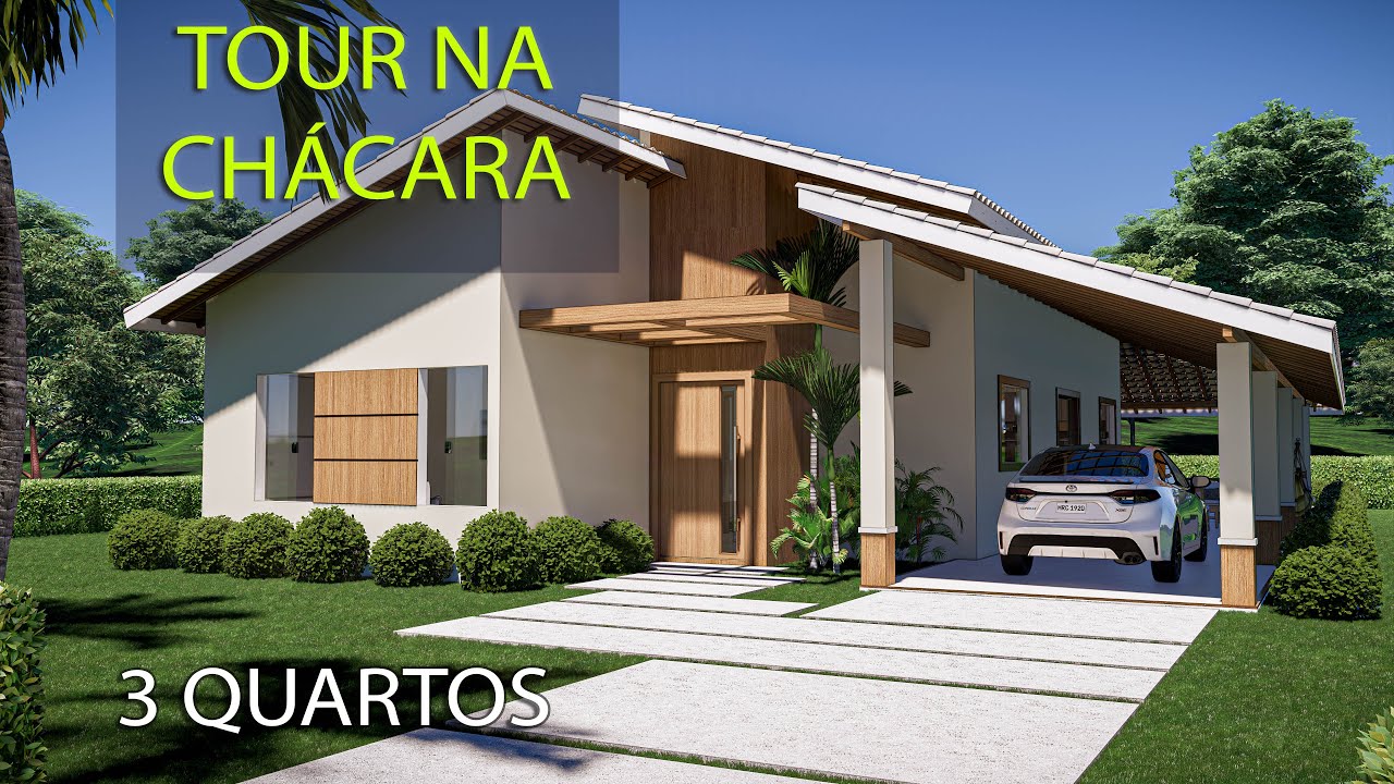 ✅ CASA COLONIAL DE CHÁCARA - 3 quartos