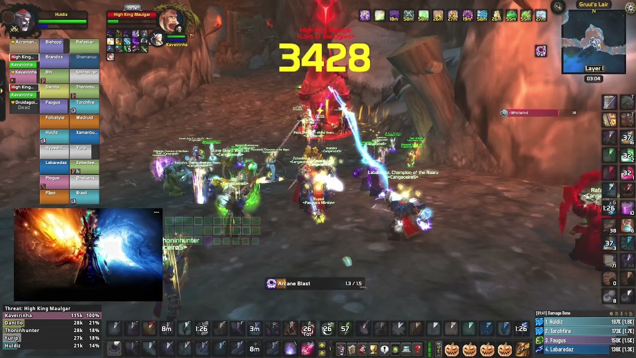 WOW TBC Classic - Gruul's Lair - Mage Arcane