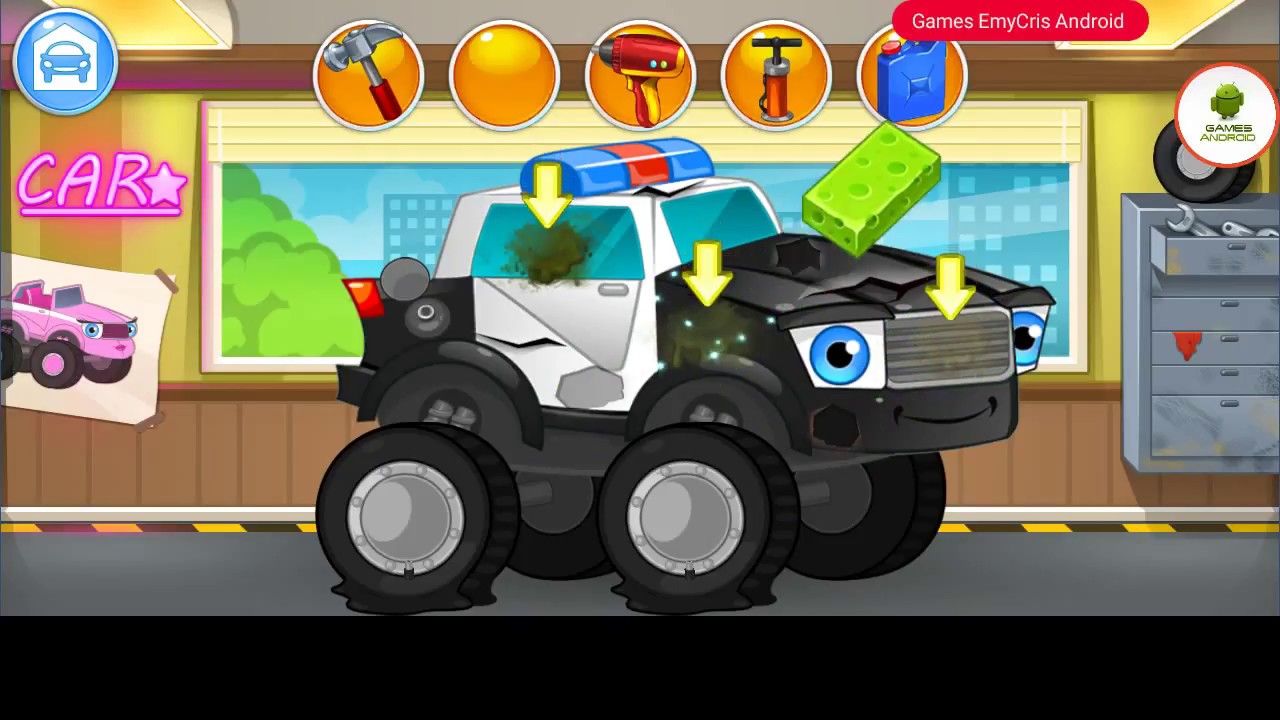 Car Repair Police car baby game by Games EmyCris Android