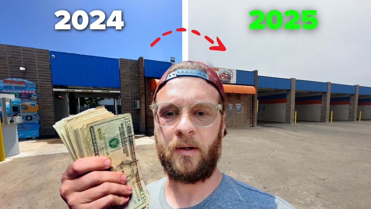 How Much Money Does this Self Serve Car Wash Make One Year Later?