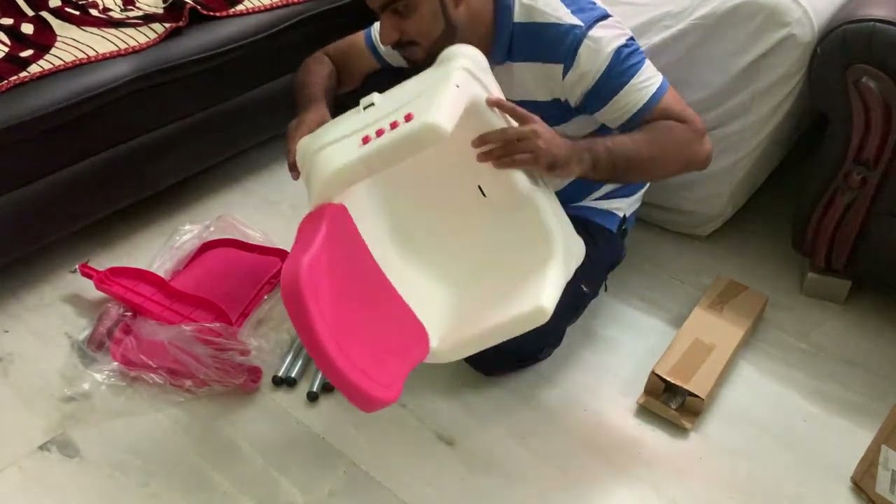 LuvLap 4 in 1 Convertible High Chair Cum Booster Seat - Rosy Red for Babies Infants Age 0.5 to 4 yrs