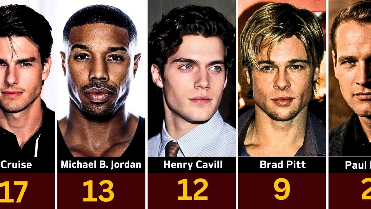 Top 100 Most Handsome Hollywood Actors of ALL TIME (RANKED)