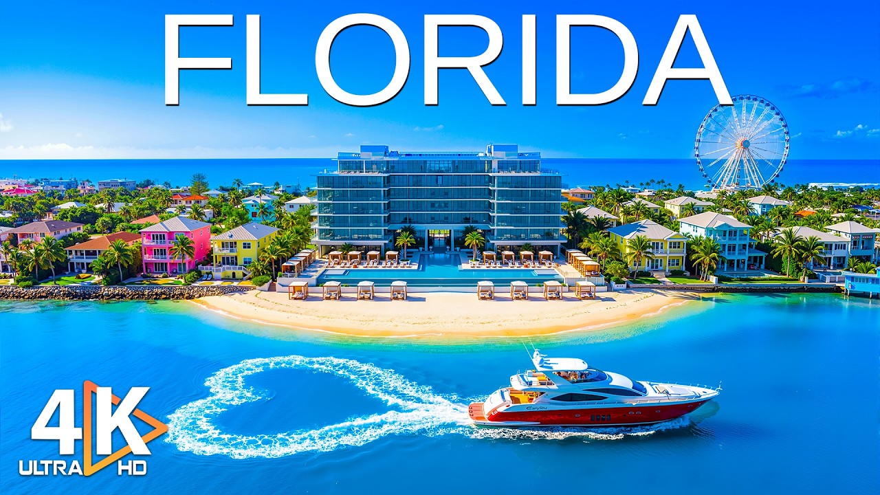[4K] Florida 2026 🇺🇸 Breathtaking Beaches & Vibrant Coastlines – Deep House Chill Vibes