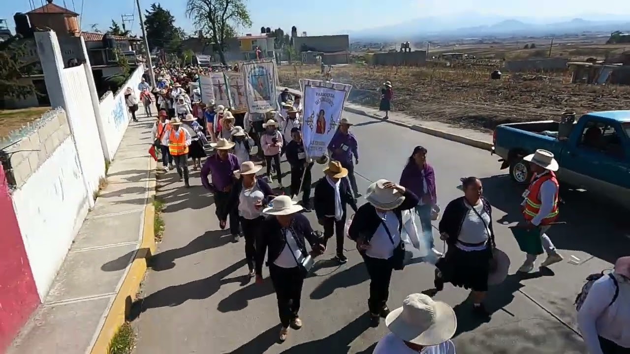 Peregrinos llenan .a san Pedro arriba 