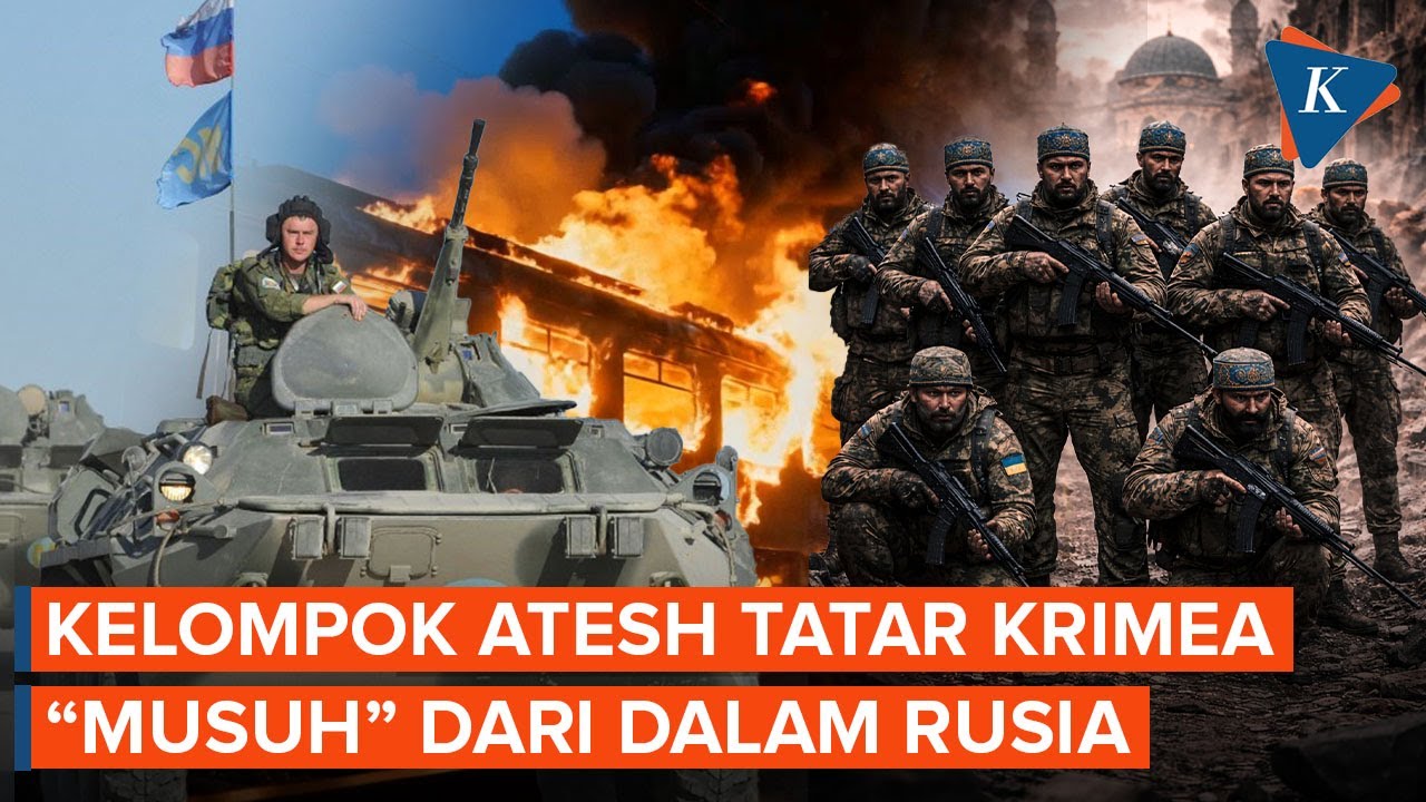 Rusia Diusik dari Dalam, Kelompok Kecil Tatar Krimea Sabotase Logistik Perang, Siapa Mereka?