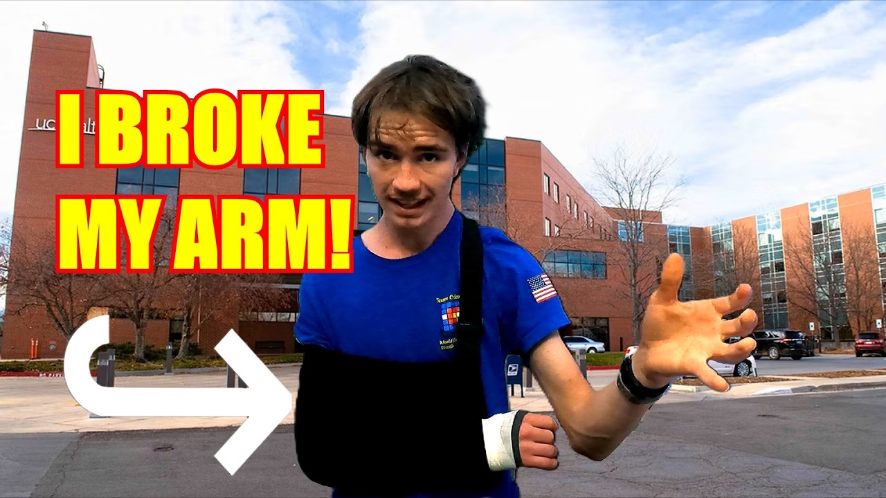 I BROKE my ARM (again)!