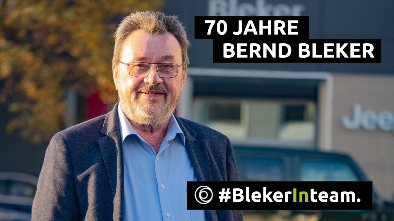 #BlekerInteam: Bernd Bleker wird 70 Jahre! 🎂  | Bleker Gruppe