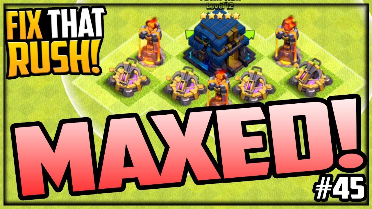 MAX Troops, MAX Bases, MAX Loot! Clash of Clans Fix That Rush #45