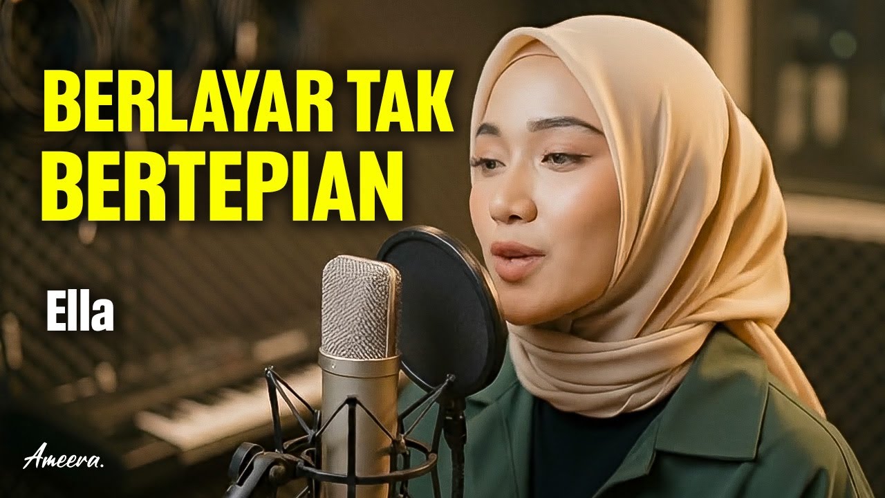 BERLAYAR TAK BERTEPIAN - ELLA | Reggae Cover by Ameera