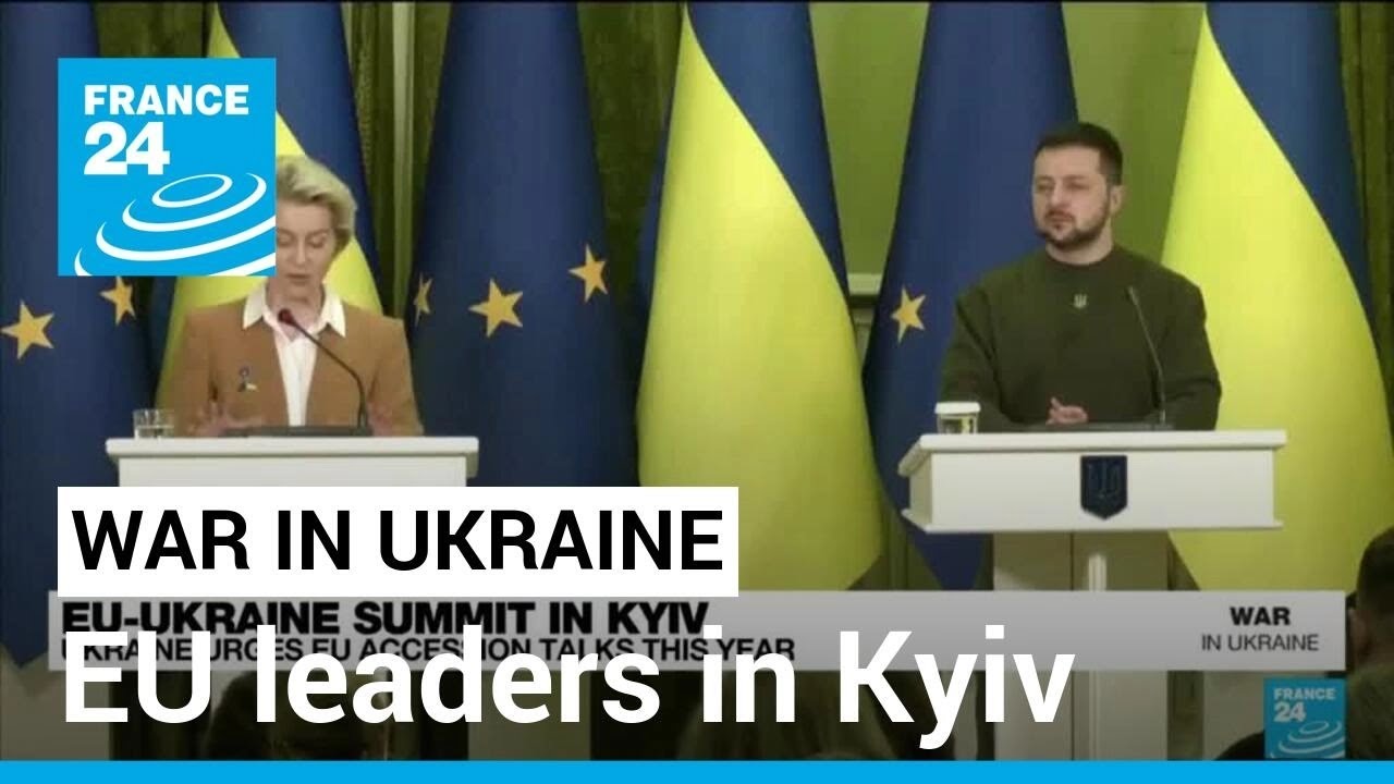 Ukraine urges EU accession talks this year ahead of key summit &bull; FRANCE 24 English