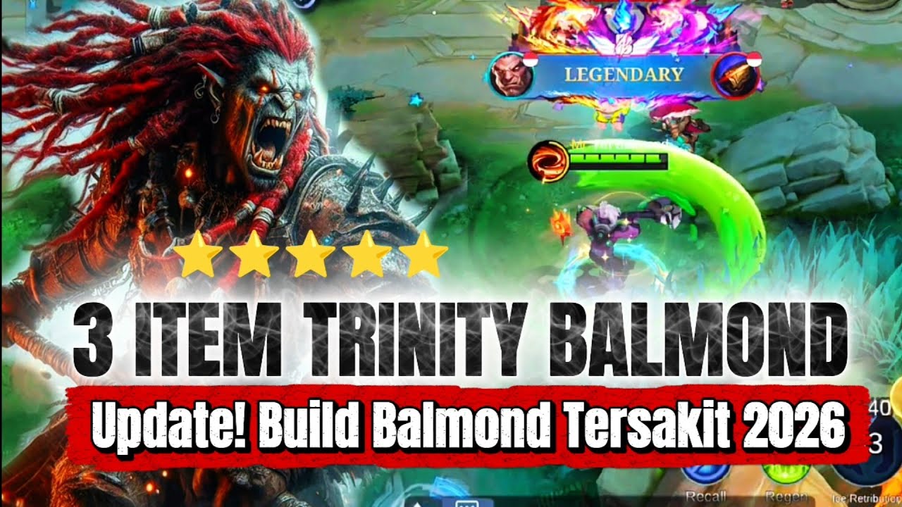 3 Item Trinity Balmond Buat Skill 2 Damage-nya Gak Masuk Akal! Sekali Putar Musuh Hilang | MLBB