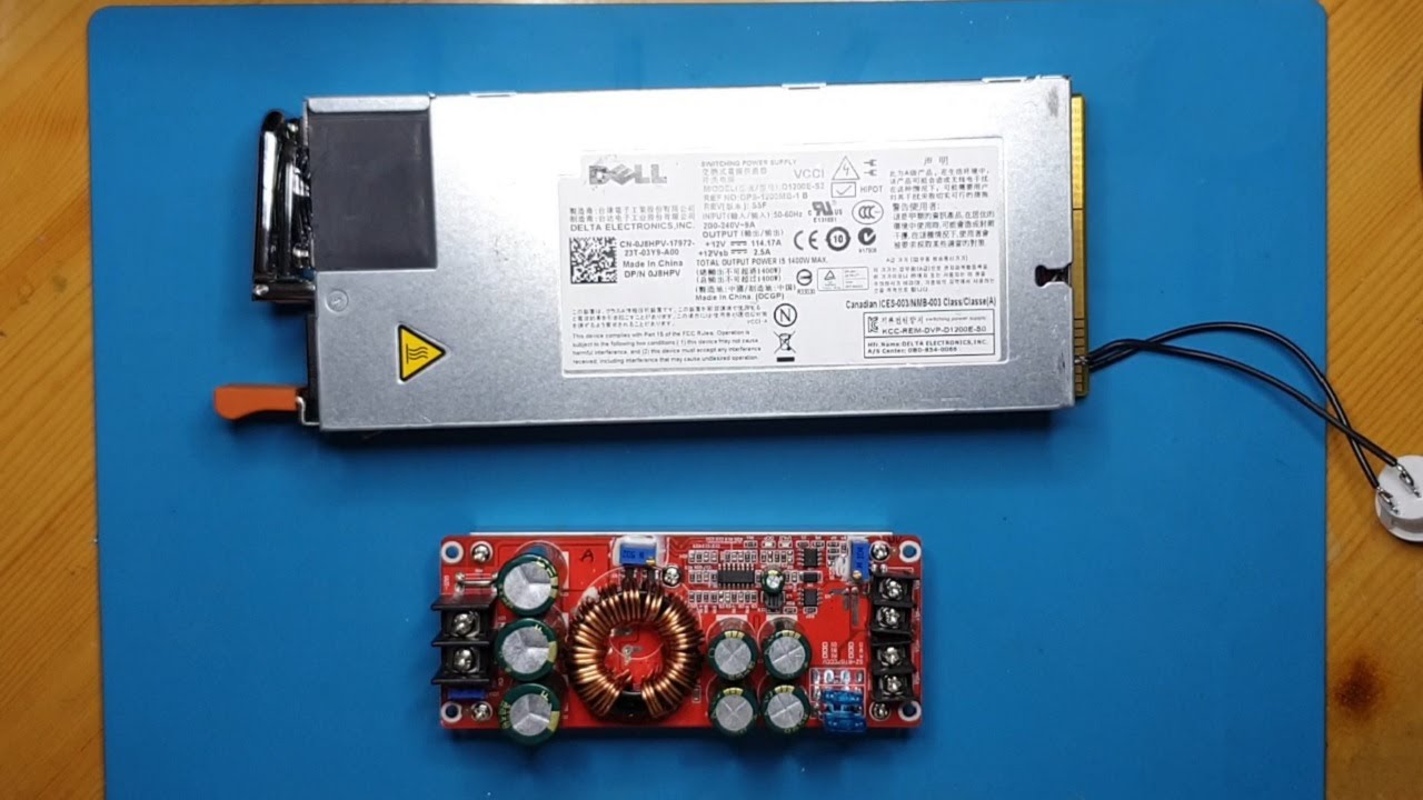 Regulowany zasilacz DIY 1200W 20A