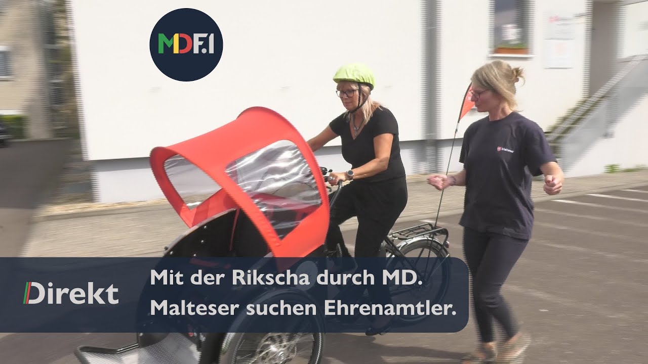 Mit der Rikscha durch Magdeburg