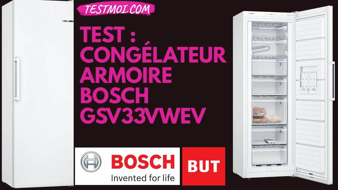TEST : Congélateur Armoire Bosch GSV33VWEV - Testmoi com