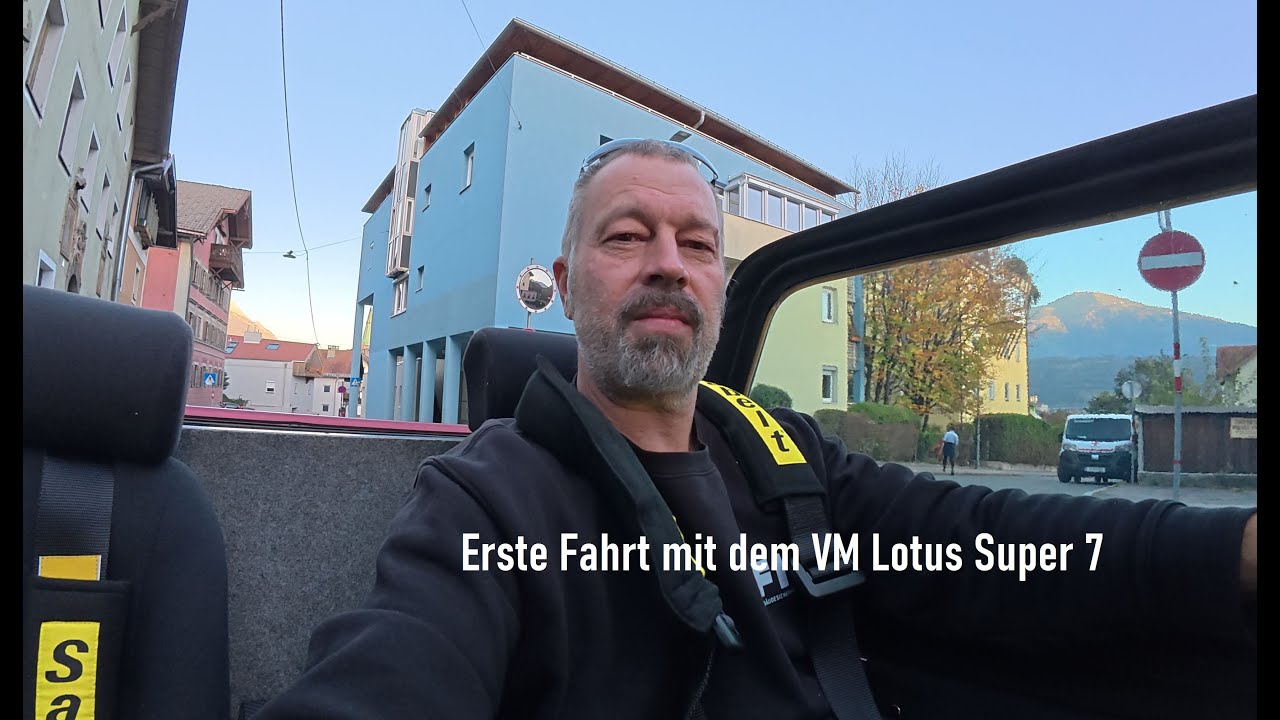 Erste Fahrt mit dem VM Lotus Super 7