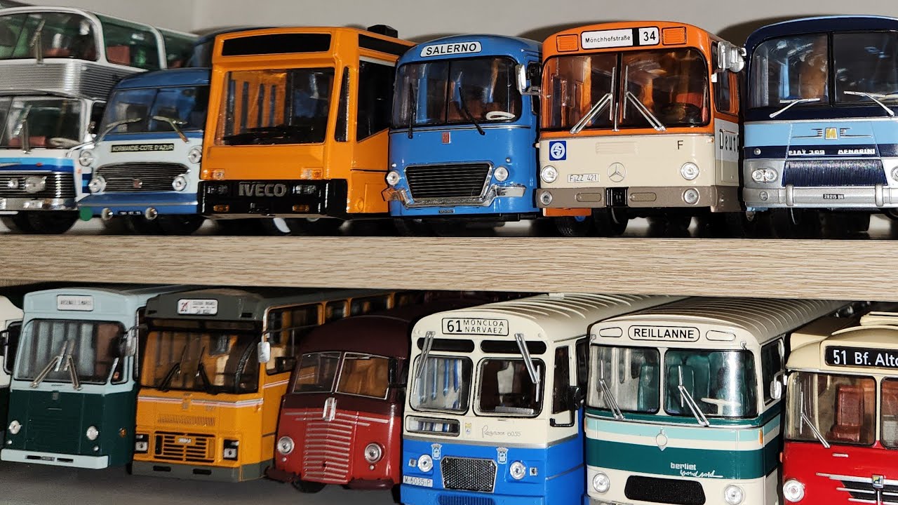 Modellismo statico Autobus dal Mondo raccolta completa Collana @hachettefascicoli