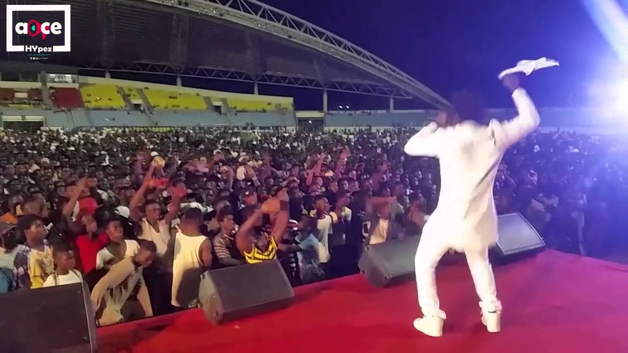 Boggy Wenzday performance at the commissioning of the new Cape Coast Stadium