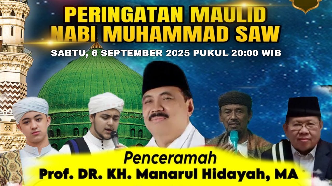🔴 LIVE PERINGATAN MAULID NABI MUHAMMAD SAW DI MASJID AL ISTIQOMAH #live #maulidnabi #bantusubscribe