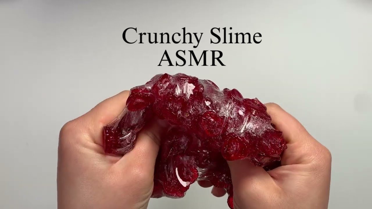 😴🌙 하루 마무리용 크런치 슬라임 ASMR