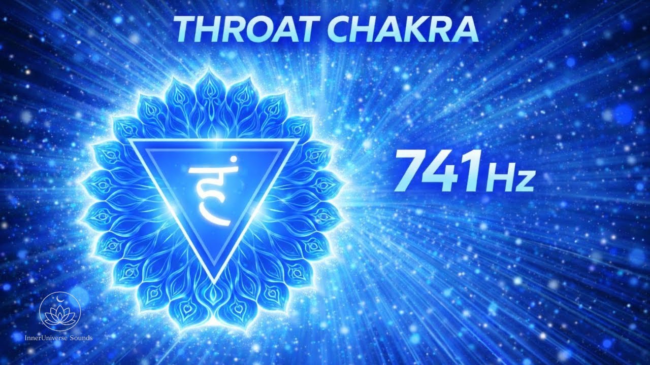 741 Hz Solfeggio for Clear Communication | Throat Chakra Healing (30 Minutes)
