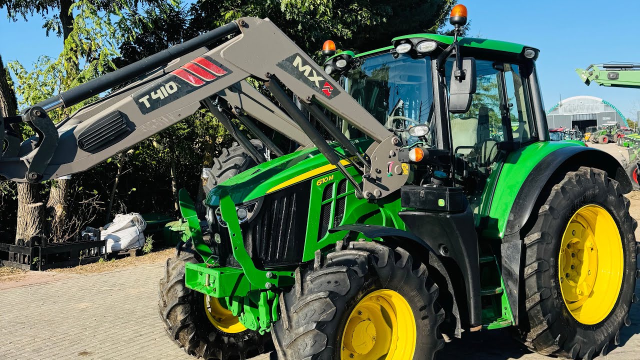 JOHN DEERE 6110 M, 2020 rok, POWERQUAD, z turem MX, elegancki stan, miękka ośka, prezentacja 