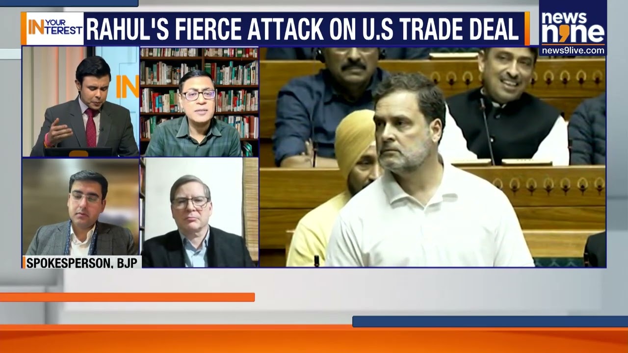 Rahul's 'Bharat Mata Sold!' Charge | Govt Hits Back at Explosive Trade Deal Allegations | News9